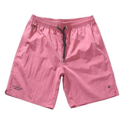 ins粉色短裤夏天海边潮牌沙滩裤