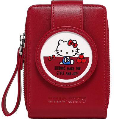 TOUTOUhellokitty正版周边凯蒂猫kt钱包证件收纳零钱卡包生日礼物