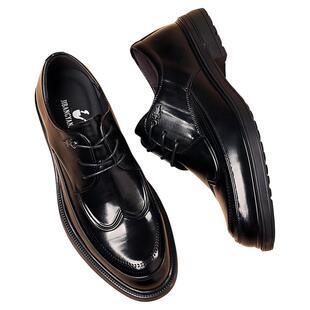 头层纯牛皮 里面真皮 鞋垫头层牛皮橡胶鞋底欧版底商务休闲皮鞋