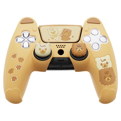 PlayVital可爱小熊PS5手柄保护套