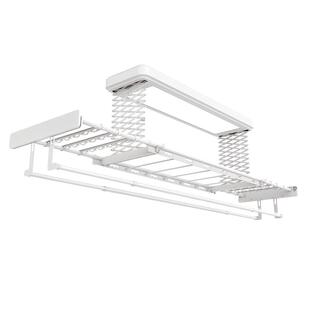 荣事达电动晾衣架室内阳台家用升降智能自动多功能遥控双剪刀衣杆