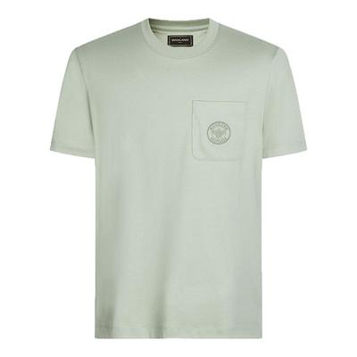 【凉感/防紫外线】Mangano曼加龙 夏季2025新款刺绣短袖T恤男圆领