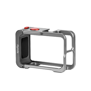 Flymile适用大疆Action5Pro金属兔笼保护边框Osmo Action 4运动相机防摔保护壳横竖拍拓展框磁吸支架配件