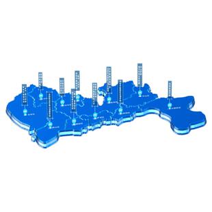 AE模板区位地图短视频年会企业宣传片拍摄剪辑片头MG动画代做制作