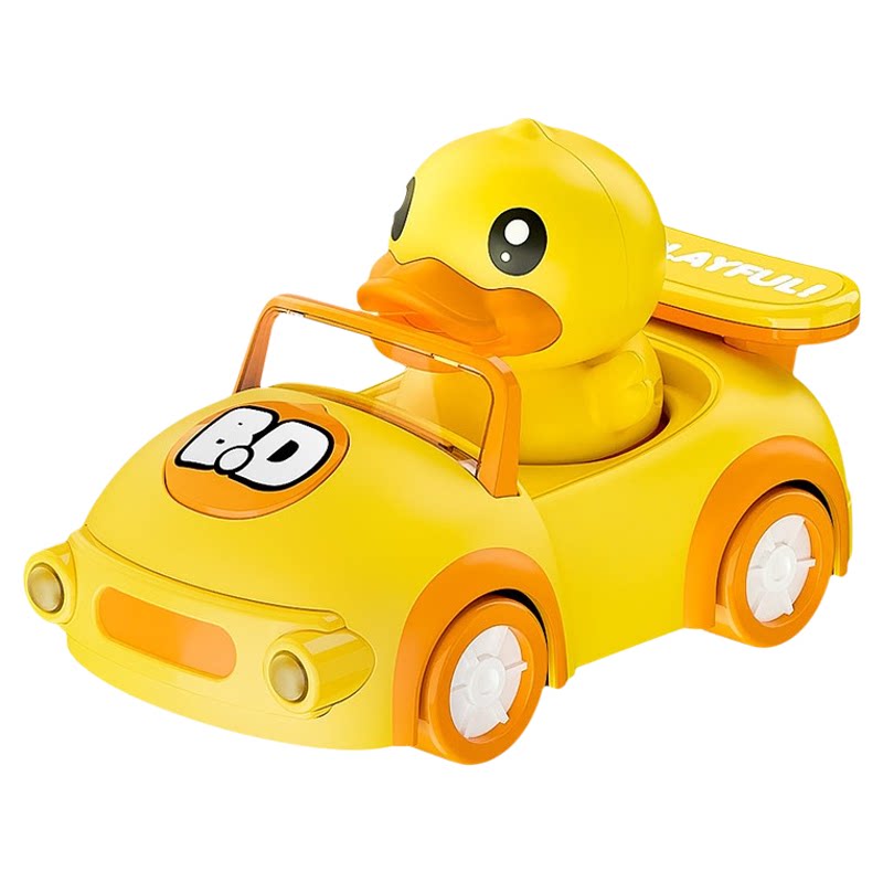 B.Duck小黄鸭儿童惯性遥控玩具车