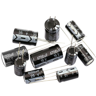 直插铝电解电容器元件 16V 25V 35V 50V 100uf 1000uf  4700UF