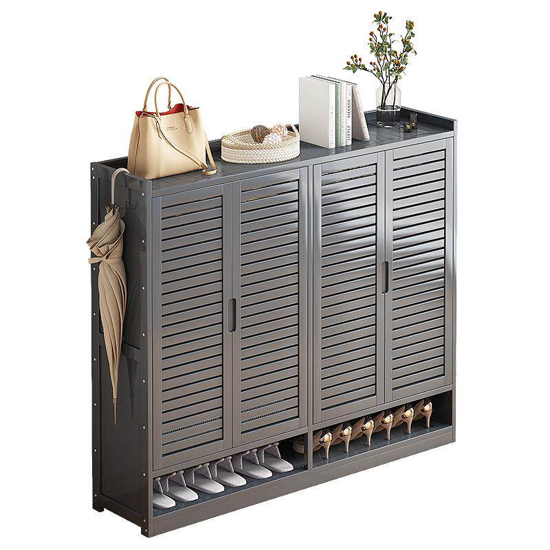 入户鞋柜家用门口大容量经济型多层玄关柜储物柜走廊用防尘鞋架子