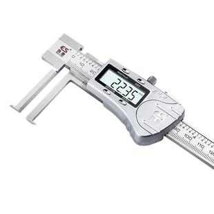 德国苏测数显内沟槽游标卡尺内槽内径内圆内孔尖头外沟槽加长爪尺