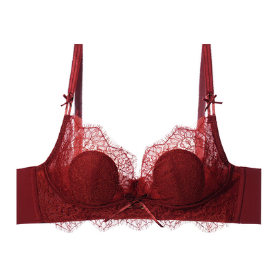 梧桐本色超薄BC水晶杯桑蚕丝内贴舒适无痕美背内衣煦光系 WN84223