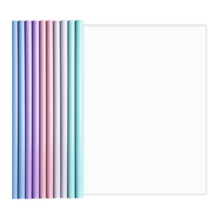 加厚抽杆夹文件夹透明插页A4纸收纳拉杆夹书夹子书皮文具小学生试卷整理活页资料档案夹收纳册办公用品彩色夹