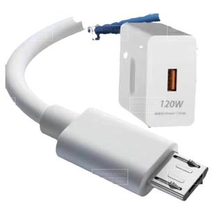 安卓梯形数据线闪充适用华为小米oppo红米快充vivo加长手机micro usb通用充电器2充电宝线老式短款耳机2米