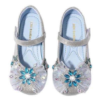 儿童水晶软底鞋亮面平底鞋