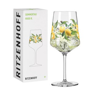 德国Ritzenhoff瑞森哈夫夏日露水鸡尾酒杯水晶玻璃高脚开胃酒杯