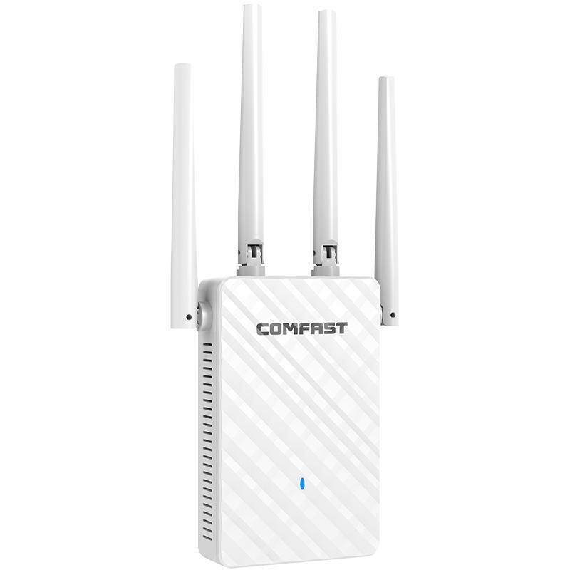 COMFAST CF-WR306S WiFi信号放大器5G双频1200M增强无线wifi信号中继扩大家用路由加强扩展wifi网络无线桥接