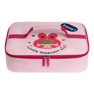 保温袋饭盒手提袋子小学生大容量便当包手拎包扁平加厚铝膜高颜值