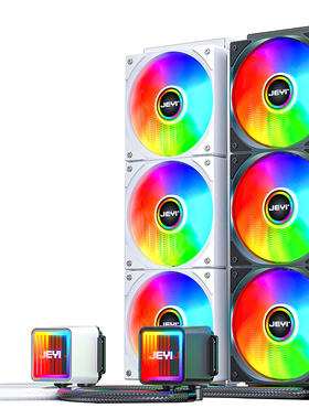 JEYI佳翼240/360一体式CPU水冷散热器120炫光itx台式机箱电脑x99