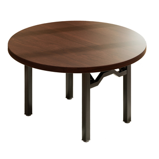 圆桌子餐桌可折叠家用四方桌子正方形多功能茶桌掼蛋桌小户型饭桌