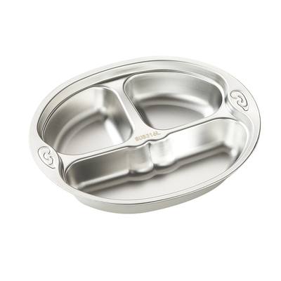 分格餐盘316不锈钢儿童