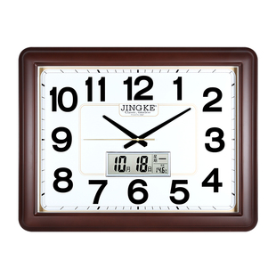 大钟表客厅挂钟现代简约时钟挂墙家用时尚挂表北欧轻奢石英钟挂式