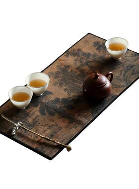 觅白言物茶巾茶席抹布吸水性强