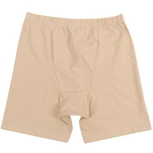 四分棉加档夏薄款外穿高腰三分打底裤防卷边加档免内裤女2合1裸穿