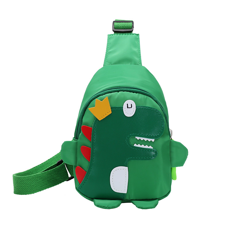 韩版儿童小腰包恐龙斜挎包男童女童潮包可爱背包时尚胸包宝宝包包