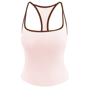 蓝小可Blue运动内衣女生健身跑步背心一体式美背瑜伽服普拉提上衣