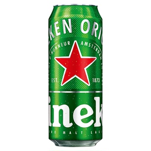 尼日利亚进口喜力啤酒500ml*24罐听黄啤拉格精酿整箱Heineken大罐