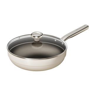 爱仕达不粘锅有钛锅陶瓷炒锅家用轻量炒菜锅燃气电磁炉专用平底锅