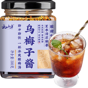 云山半 乌梅子酱罐装冲泡饮品自制水果凉茶涂抹面包果料蘸酱早餐