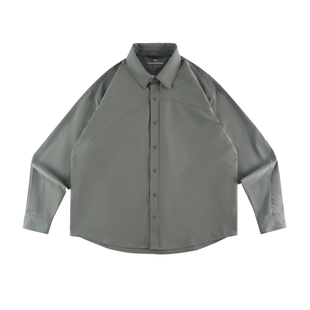 CONTRAFIEND「4.season」 solotex可持续材质宽松立体剪裁男衬衫