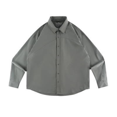 CONTRAFIEND「4.season」 solotex可持续材质宽松立体剪裁男衬衫