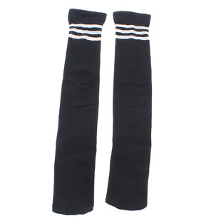 春秋不透高弹天鹅绒中筒袜横杠少女袜萝莉jk袜子学生袜白色黑cos