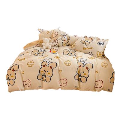 新疆长绒棉磨毛儿童被罩被罩