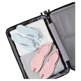 洁丽雅可拆卸拖鞋酒店旅行折叠便携一次性人字拖旅游沙滩防滑外穿