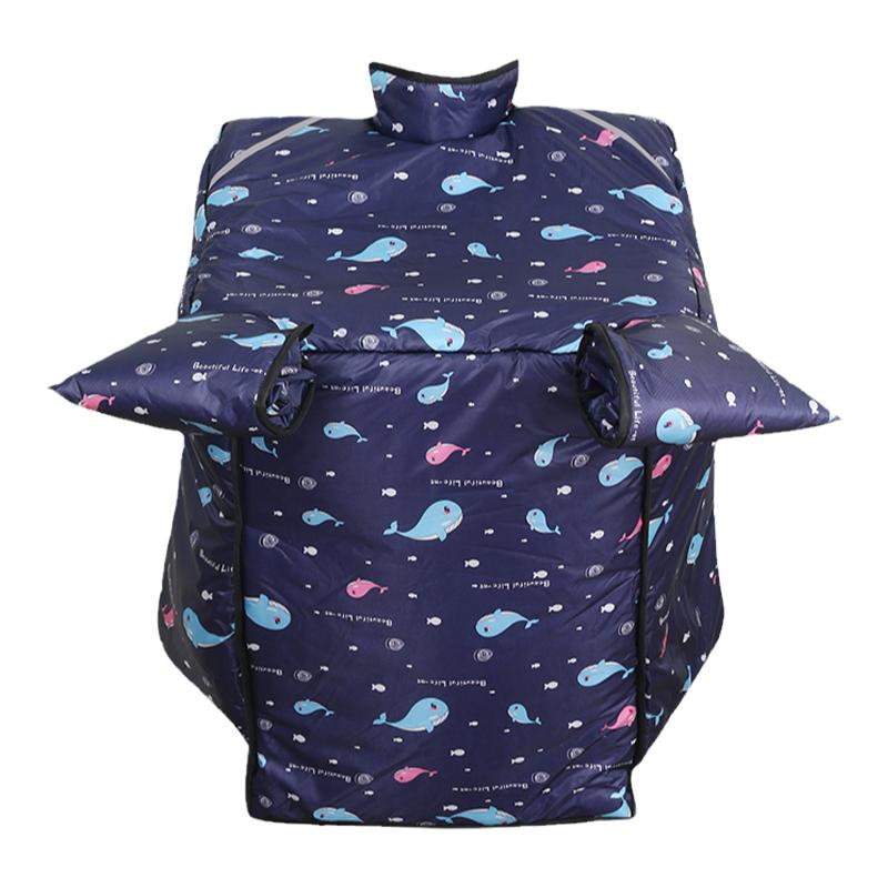 电动车挡风被冬季加绒加厚防寒双面防风防水加大加宽保暖踏板通用