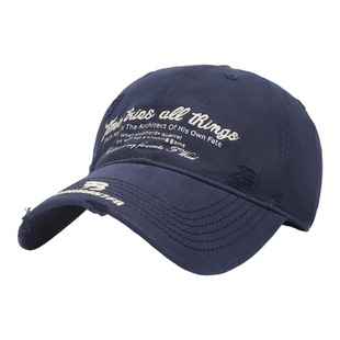 儿童棒球帽男童韩版休闲字母刺绣春秋个性破洞洋气遮阳女童鸭舌帽