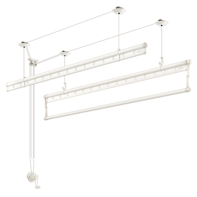 金贵夫人手摇三杆式升降晾衣架