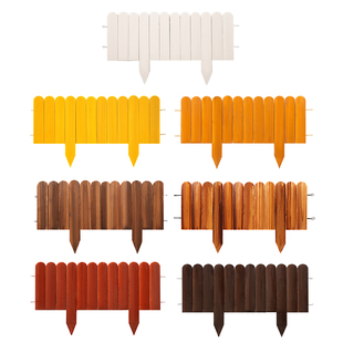 花园草坪防腐木栏杆护栏围栏栅栏小篱笆院子装饰庭院隔断户外室外