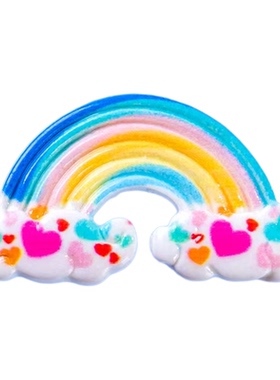 爱心云朵彩虹手机壳文具盒摆件