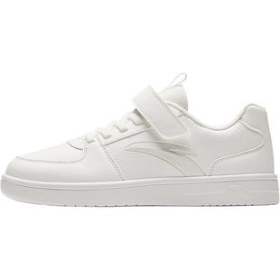 安踏儿童小白鞋低帮白色板鞋软底男女童秋冬新款休闲运动鞋滑板鞋