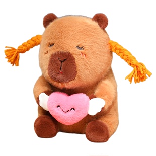 赛特嘟嘟卡皮巴拉公仔水豚娃娃玩偶送男女友闺蜜毛绒玩具生日礼物