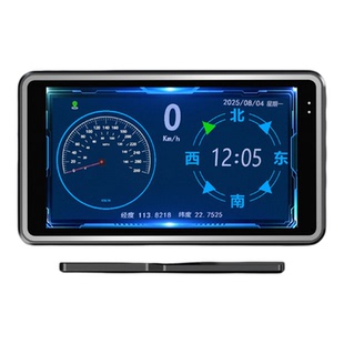 行车记录仪4K高清电子狗雷达测速gps定位一体机免安装hud中控台款