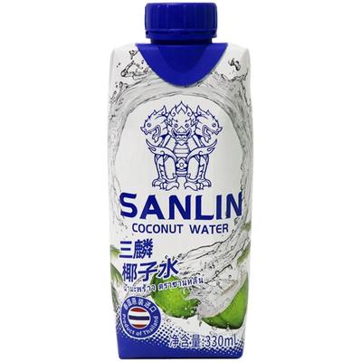 泰国天然椰子水330ml整箱三麟