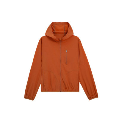 SW速惟防晒衣女连帽透气原纱宽松时尚百搭户外连帽短外套防晒服