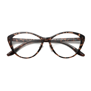 超轻猫眼玳瑁眼镜女近视可配有度数防蓝光素颜方圆脸显瘦眼睛框架