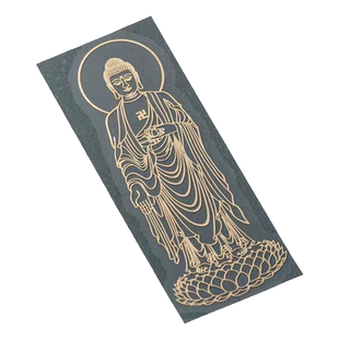 手机贴纸十二生肖守护神金属随意贴虎年本命年不动尊菩萨手机背膜大吉大利平安手机壳创意贴电脑笔记本装饰贴