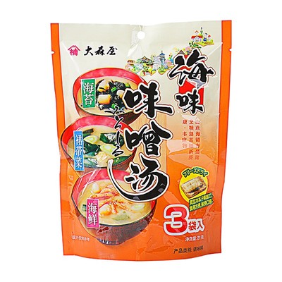 大森屋海鲜菌菇速食味噌汤