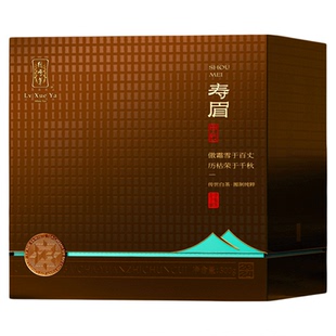 绿雪芽福鼎白茶正方罐2024年老白茶寿眉礼盒300g新品