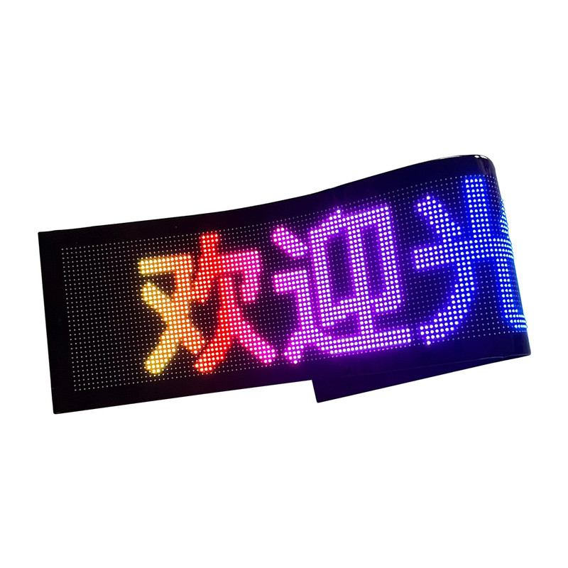LED随贴屏柔性软屏防水滚动走LED显示屏